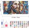 Large Diamond Painting Kits, 5D Jesus Diamond Art Kits for Adults, DIY Full Drill Jesus Diamond Art Painting, Large Gem Art Kits for Home Wall Decor 27.5X15.7 Inch